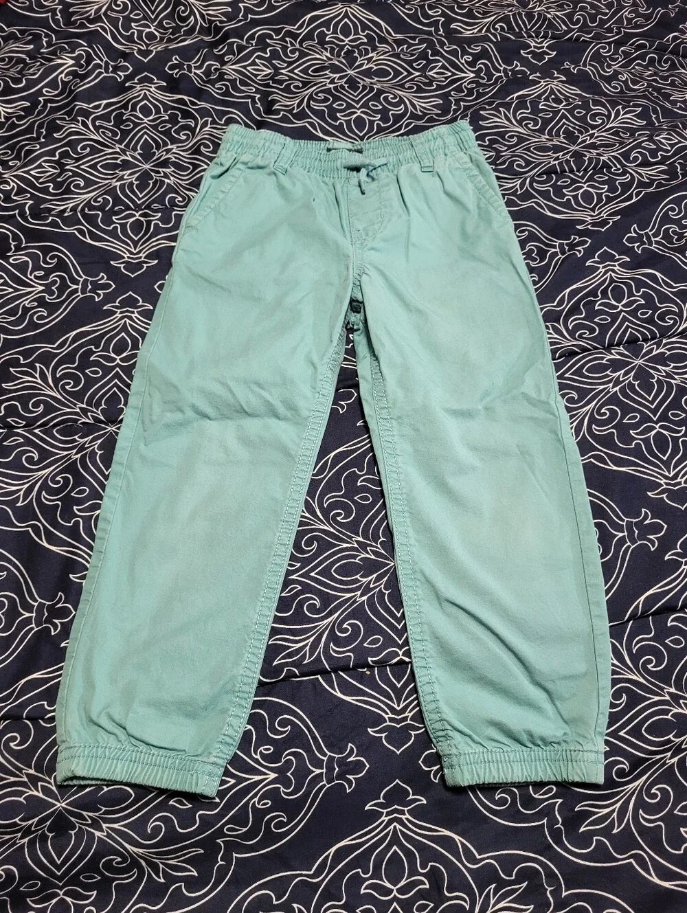 OshKosh B'gosh Light Teal Elastic-Waist Joggers